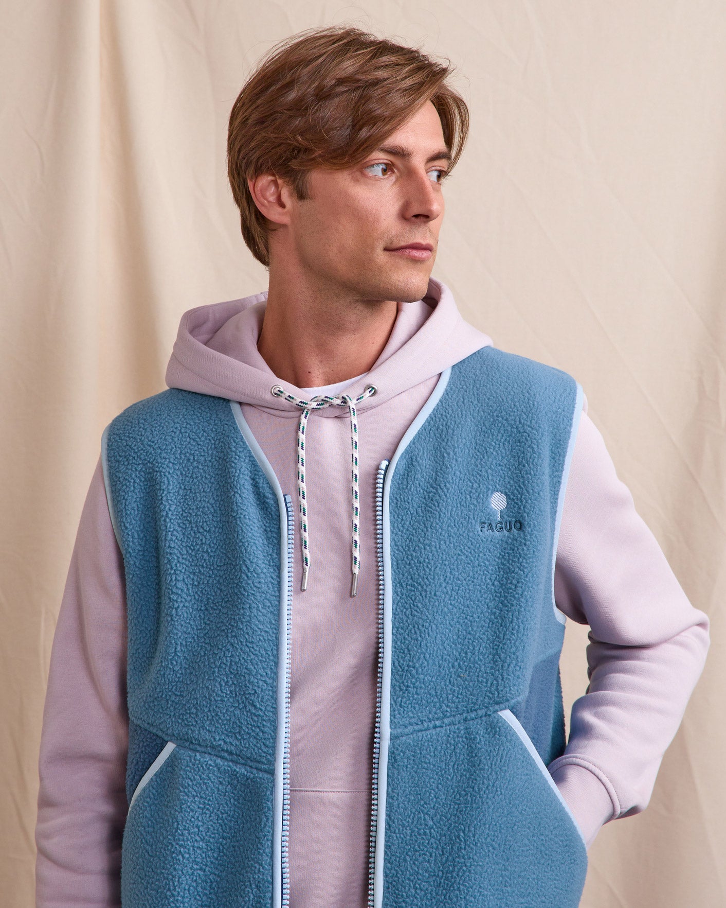 faguo-teillay-veste-polaire-sans-manches-bleu-moyen image 3