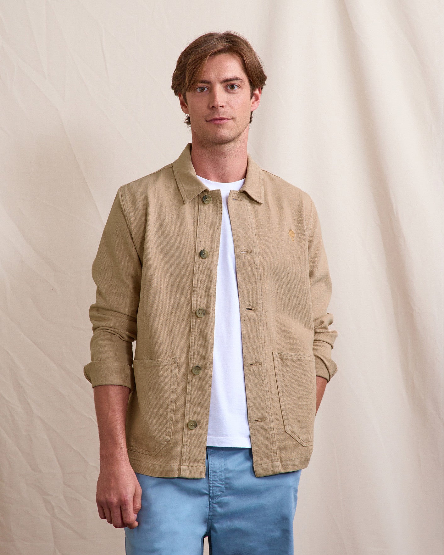 faguo-liffre-veste-taupe-lin-coton-workwear image 3