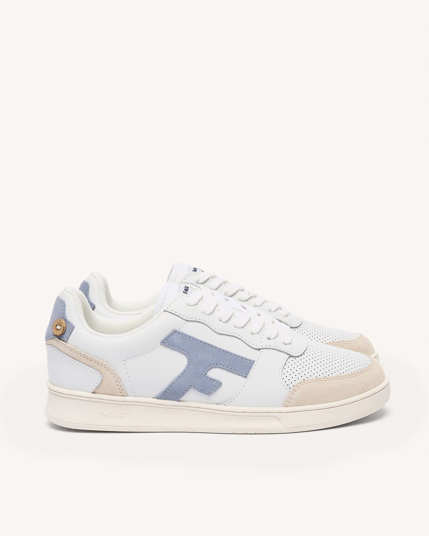 faguo-hazel-baskets-cuir-blanc-beige-bleu-femme image 1