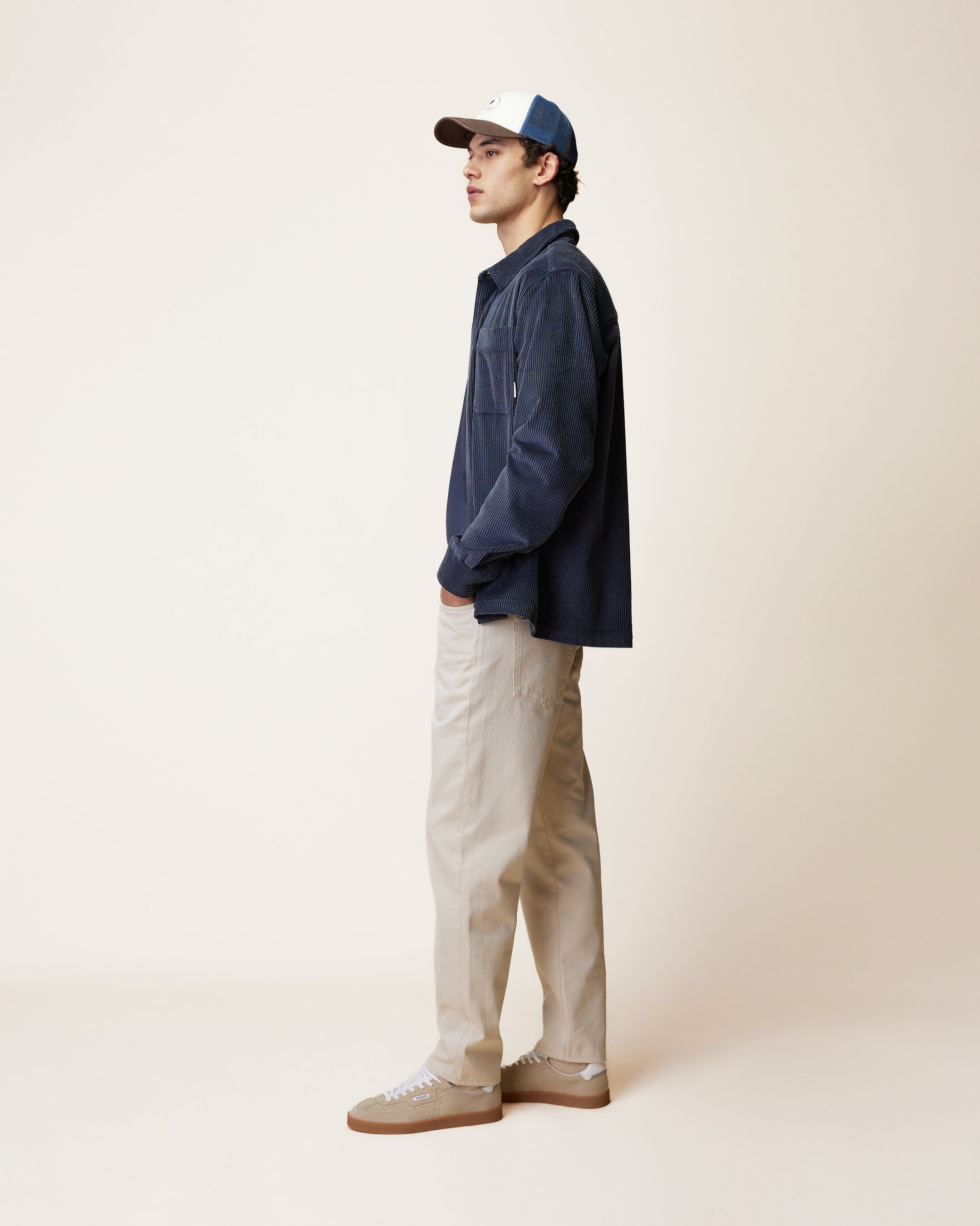 faguo-clemont-surchemise-velours-corduroy-marine-gris image 6