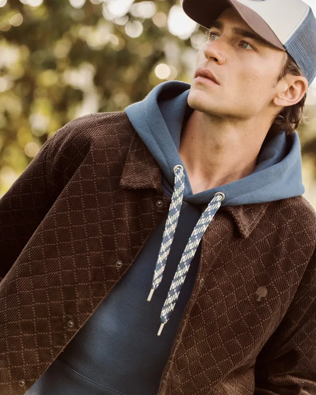 faguo-sologne-veste-en-velours-chocolat-doubl-e-homme image 1
