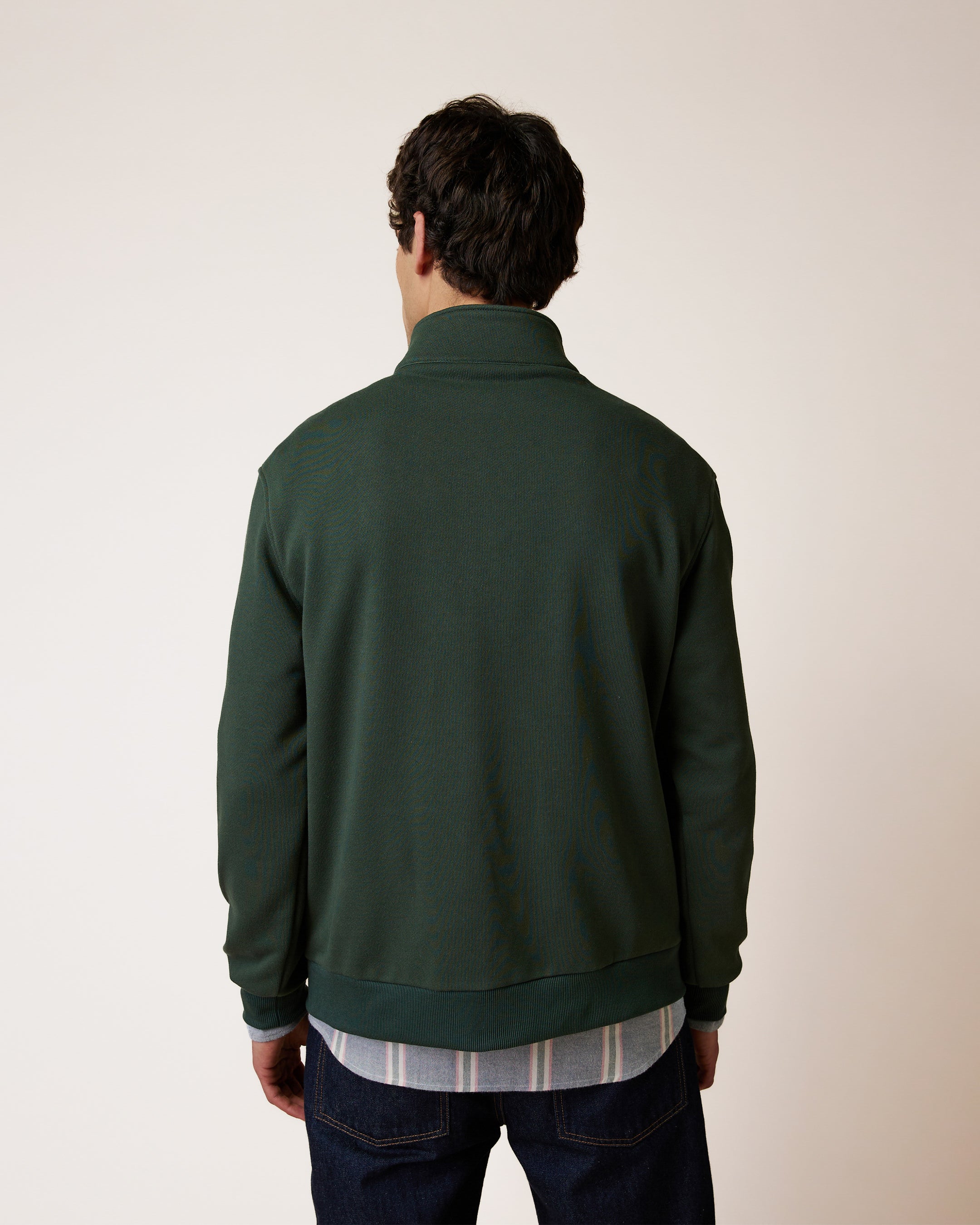 faguo-amboise-sweat-zipp-vert-for-t-coton-bio-homme image 6