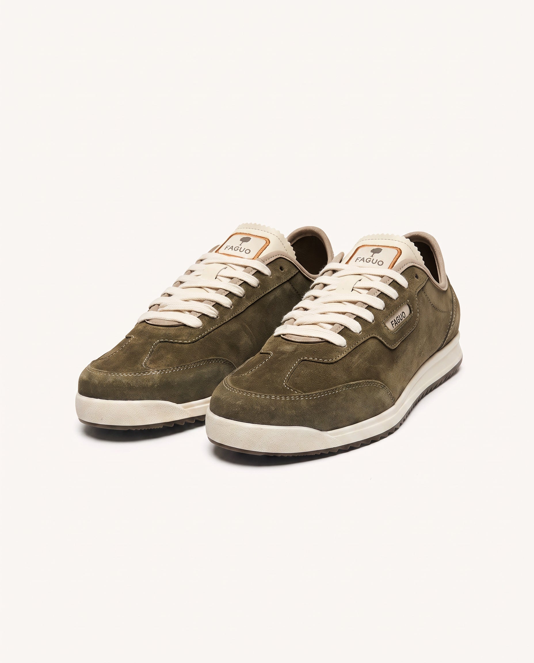 faguo-woodrun-baskets-cuir-su-de-marron-kaki image 2