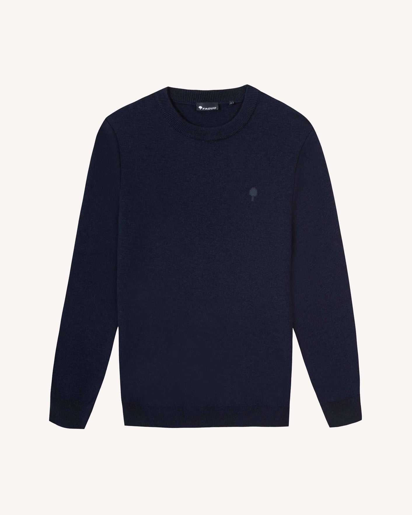 faguo-marigne-pull-laine-m-rinos-bleu-marine image 2