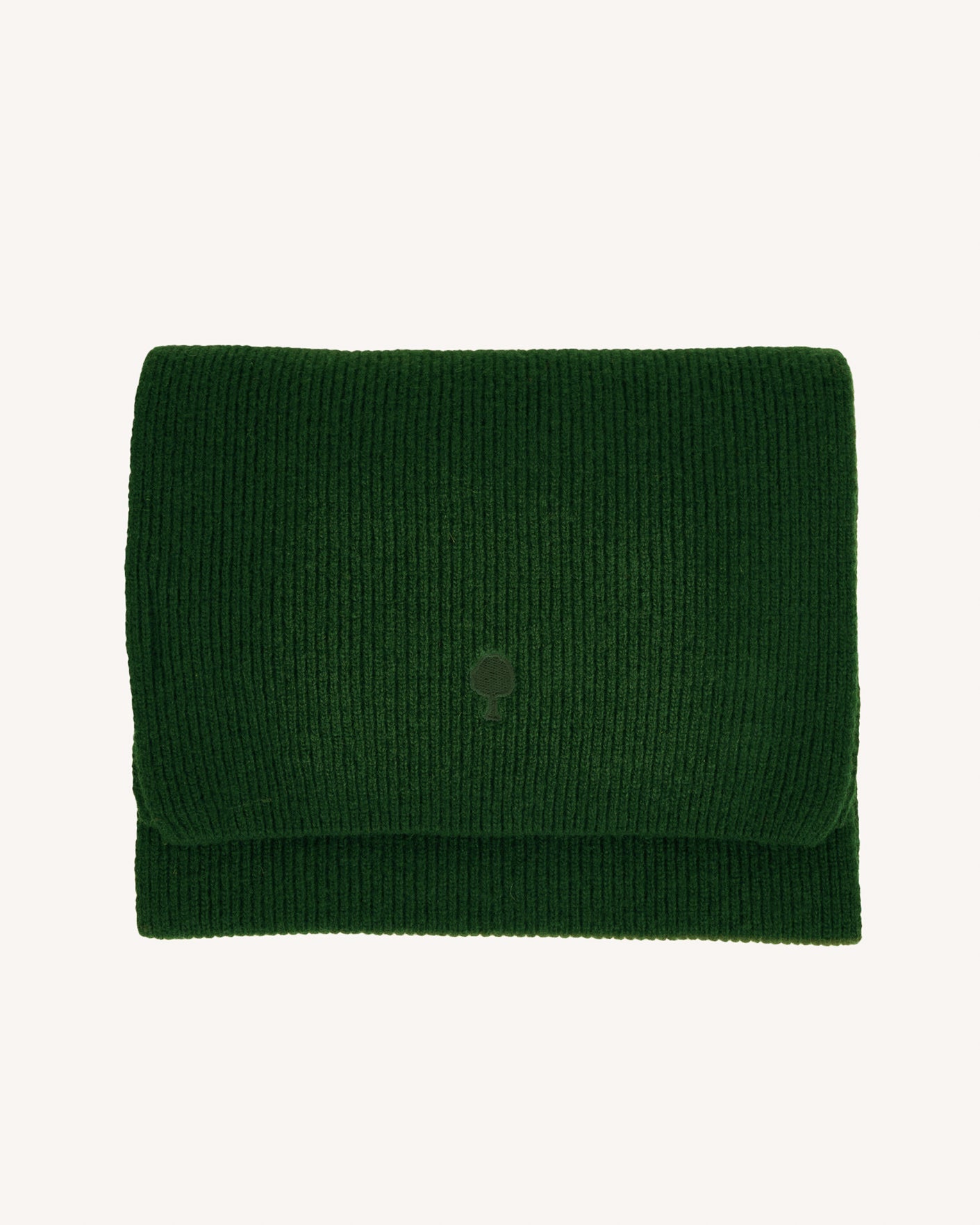 faguo-charpe-en-laine-vert-sapin-tricot-e-saint-malo image 2