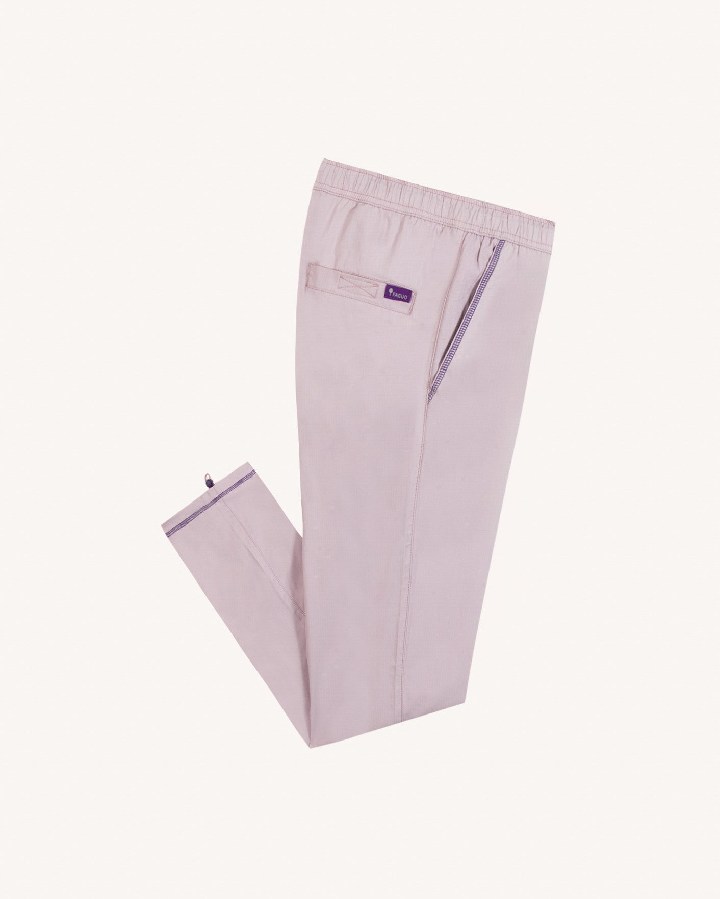 faguo-dreuille-otd-pantalon-rose-gris-ribstop-ample image 7
