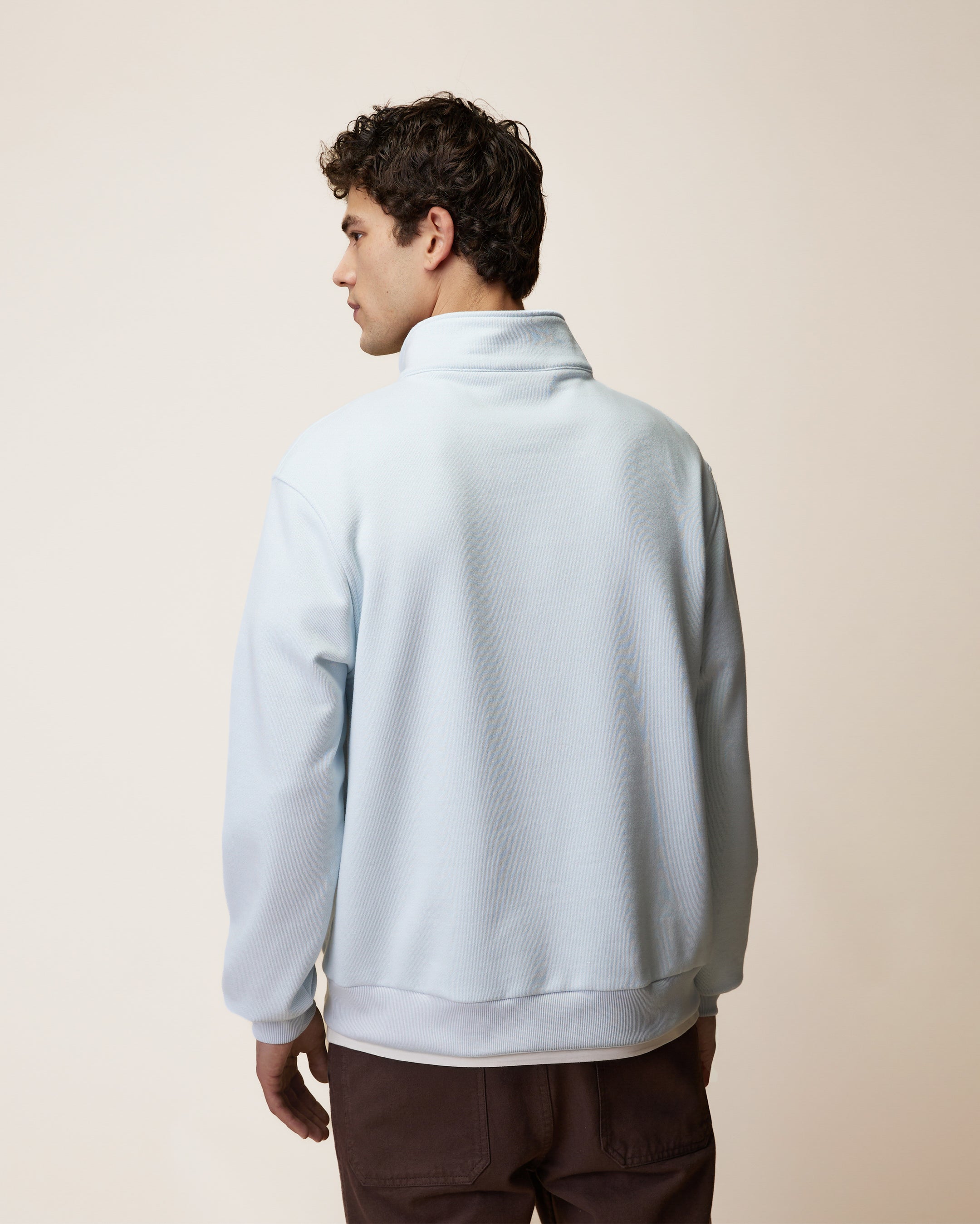 faguo-amboise-sweat-zipp-bleu-clair-coton-bio image 3