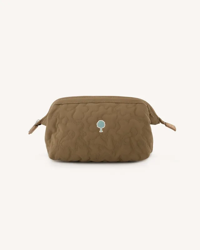 faguo-washbag-trousse-de-toilette-marron-clair-polyester-recycl image 1