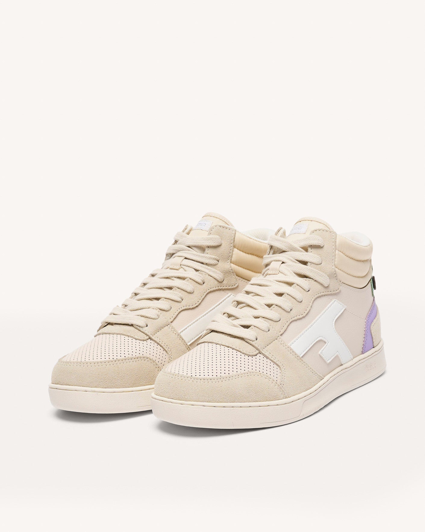 faguo-hazel-mid-baskets-montantes-cru-et-beige-cuir-femme image 4