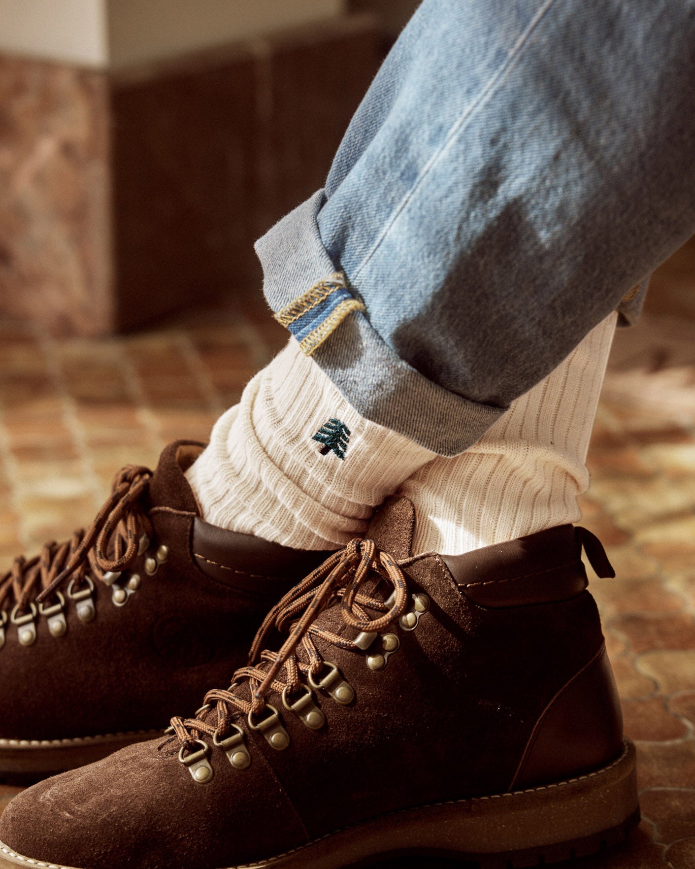 faguo-lot-2-paires-chaussettes-homme-bleu-marine-et-cru image 5