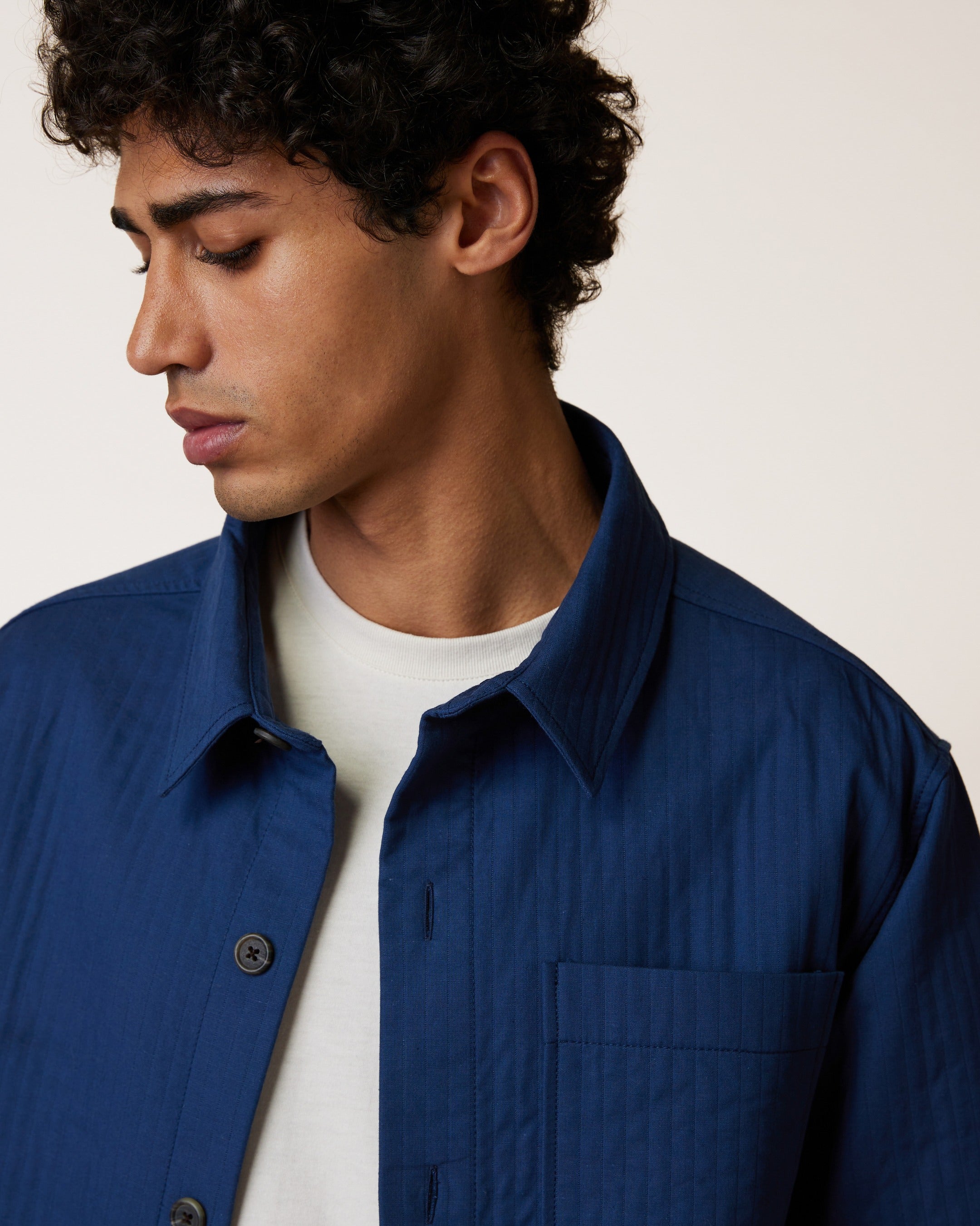 faguo-gastine-surchemise-homme-bleu-fonc-coton image 5