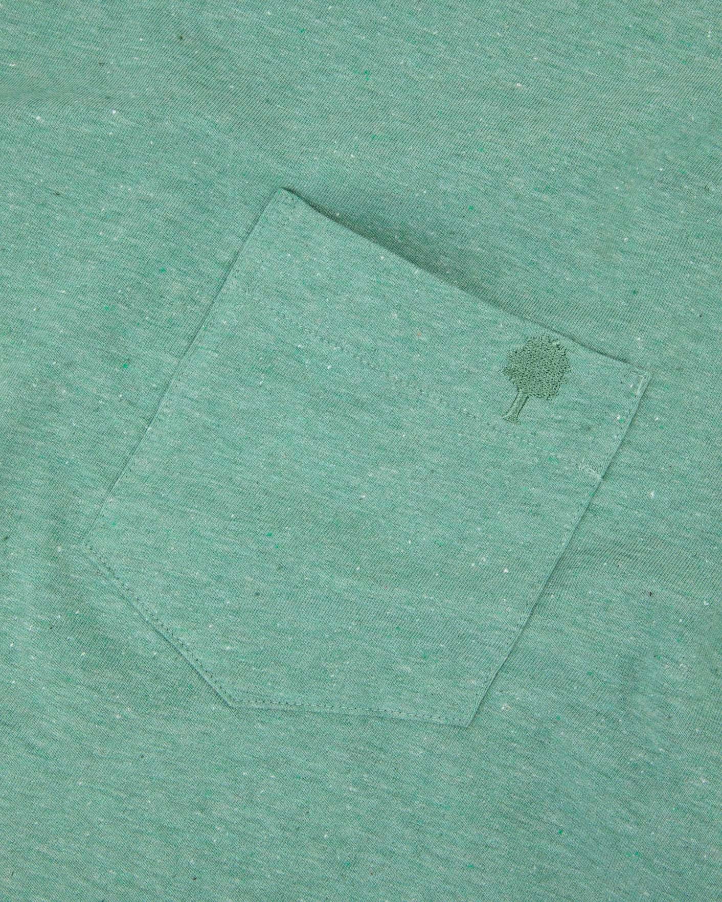 faguo-olonne-t-shirt-vert-menthe-coton-poche image 4