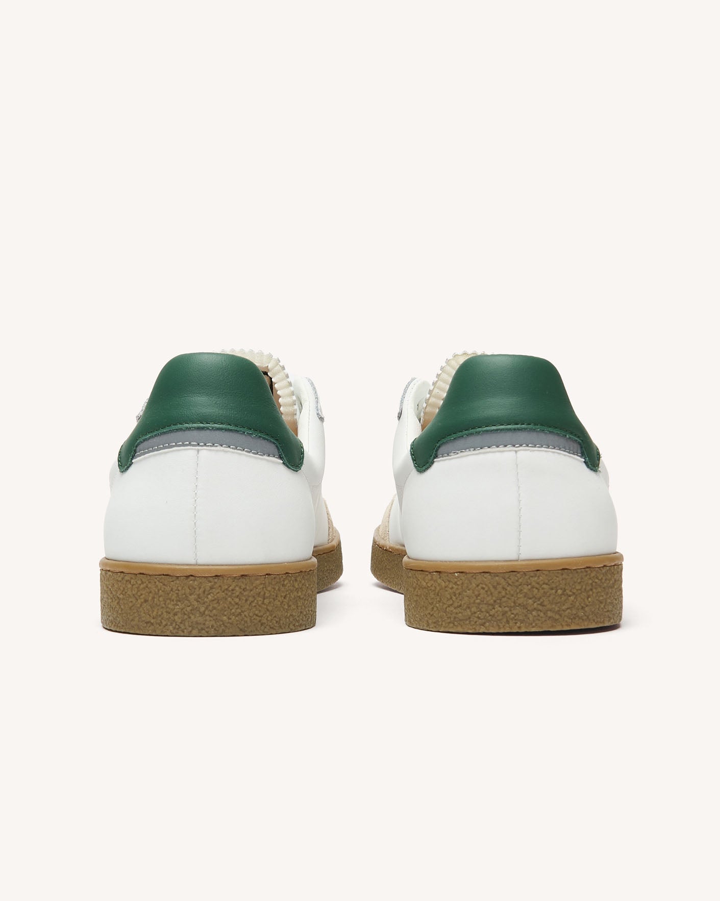 faguo-lumbo-baskets-en-cuir-blanc-et-vert image 4