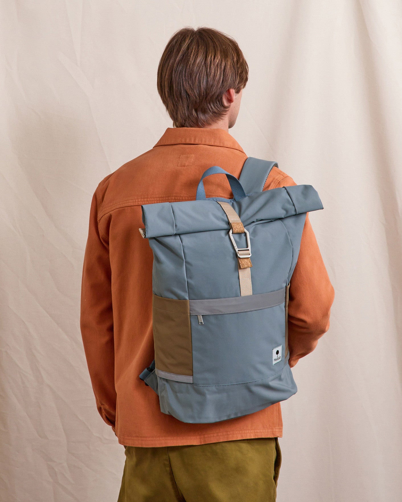 faguo-cycling-medium-sac-dos-v-lo-bleu-gris-convertible image 5