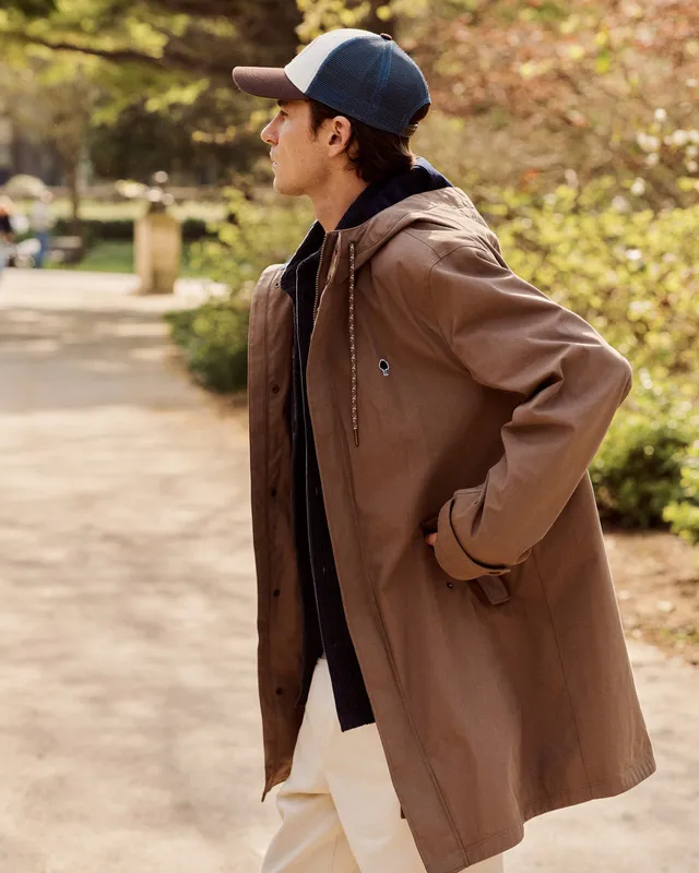 faguo-gresigne-veste-imperm-able-taupe-homme image 1