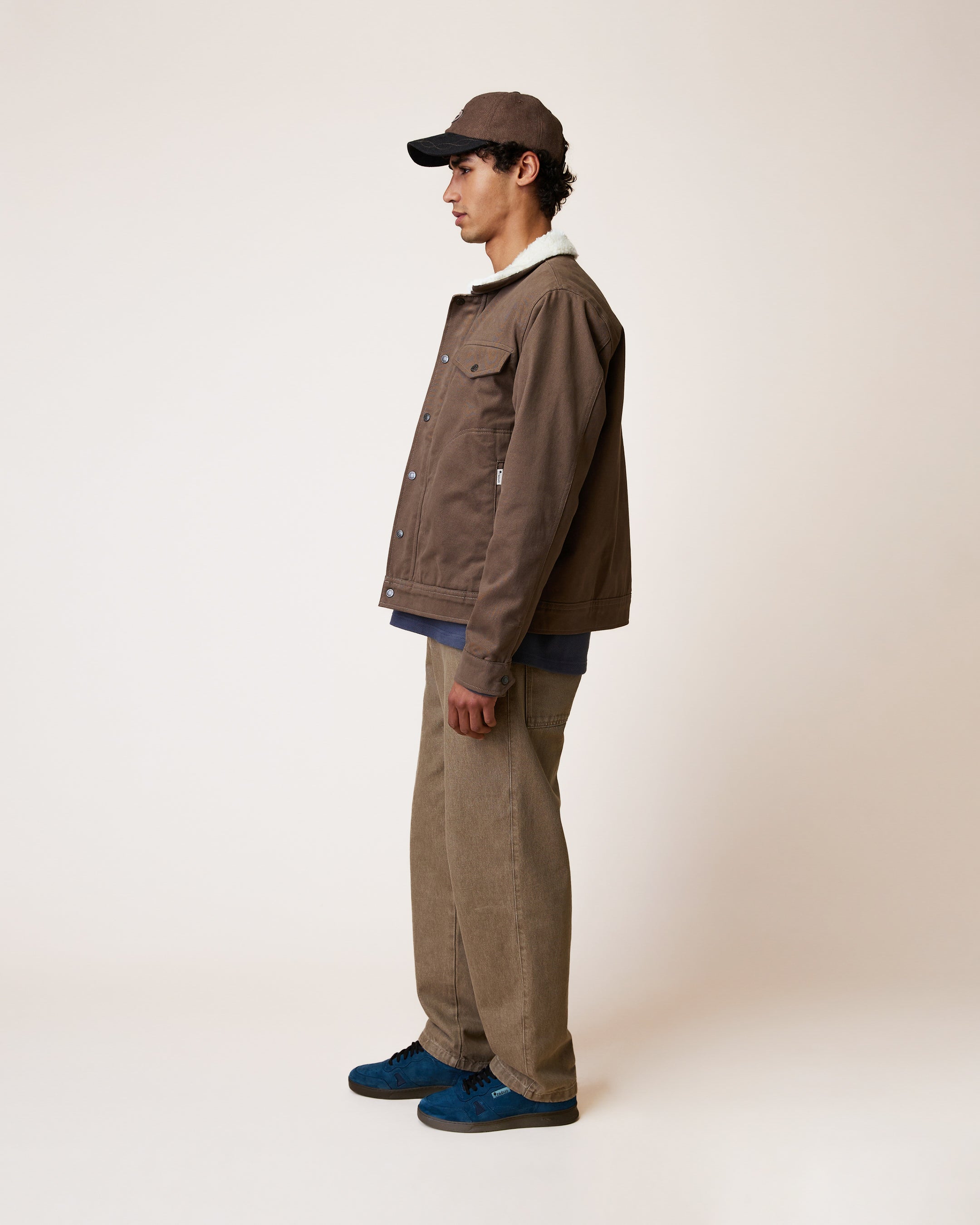 faguo-seillon-blouson-sherpa-taupe-homme image 4