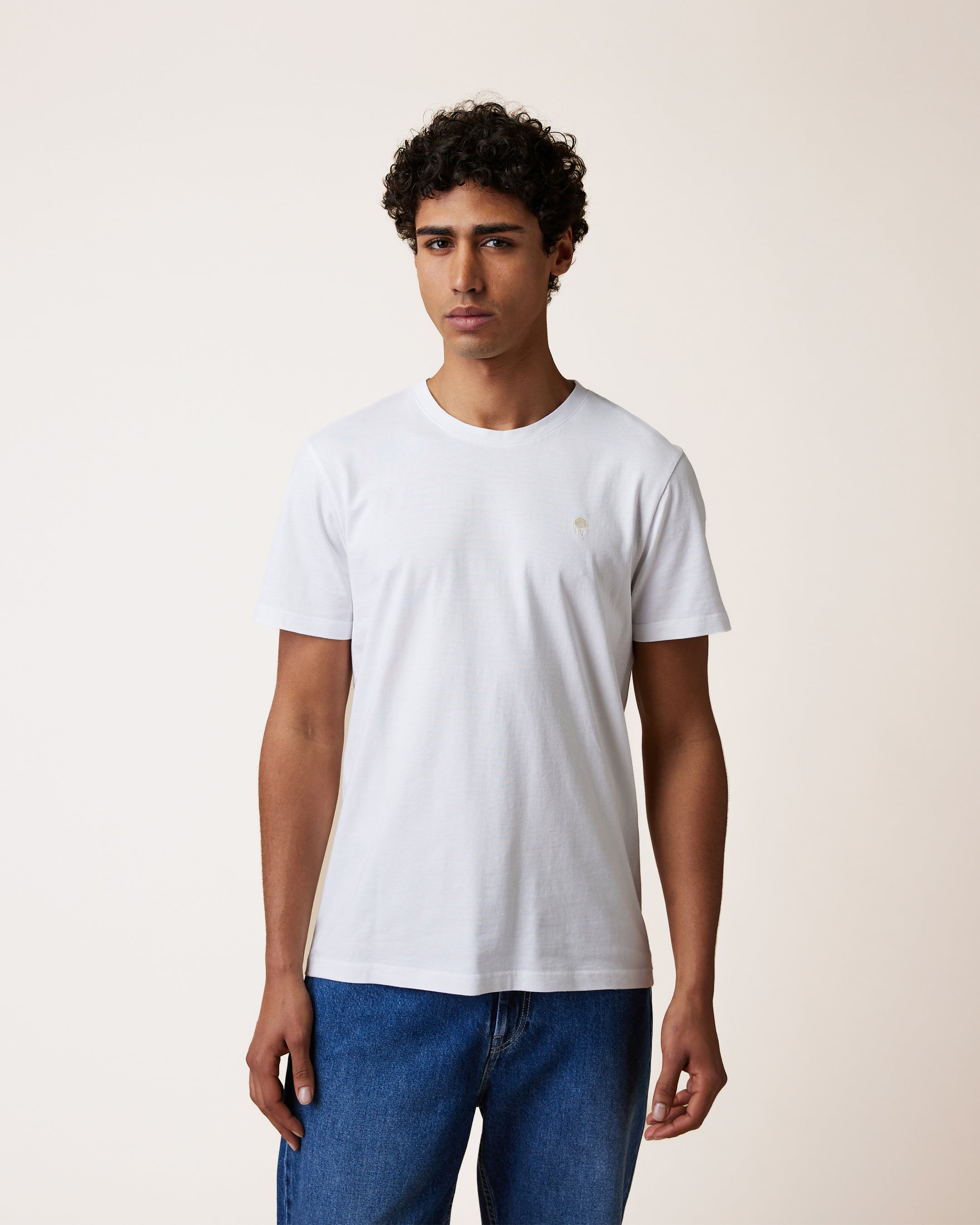 faguo-arcy-t-shirt-blanc-arbre-cru-coton-recycl image 1