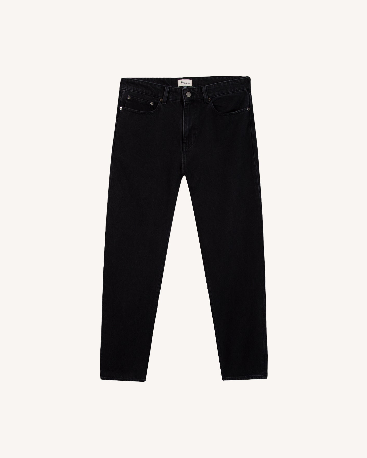 faguo-denim-tapered-jean-tapered-noir-coton-recycl image 8