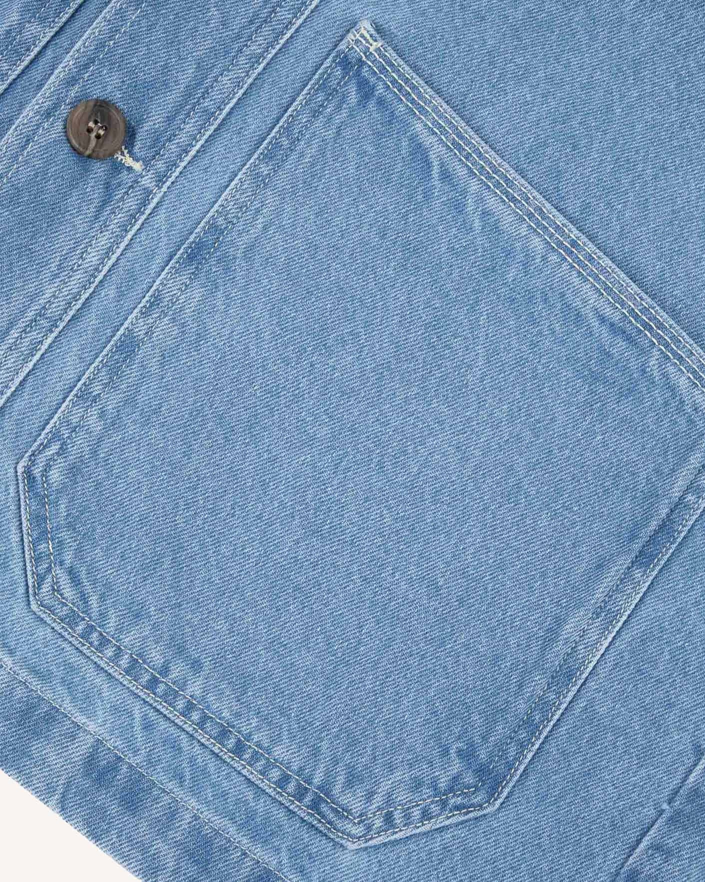 faguo-liffre-veste-homme-coton-denim-clair-droite image 4