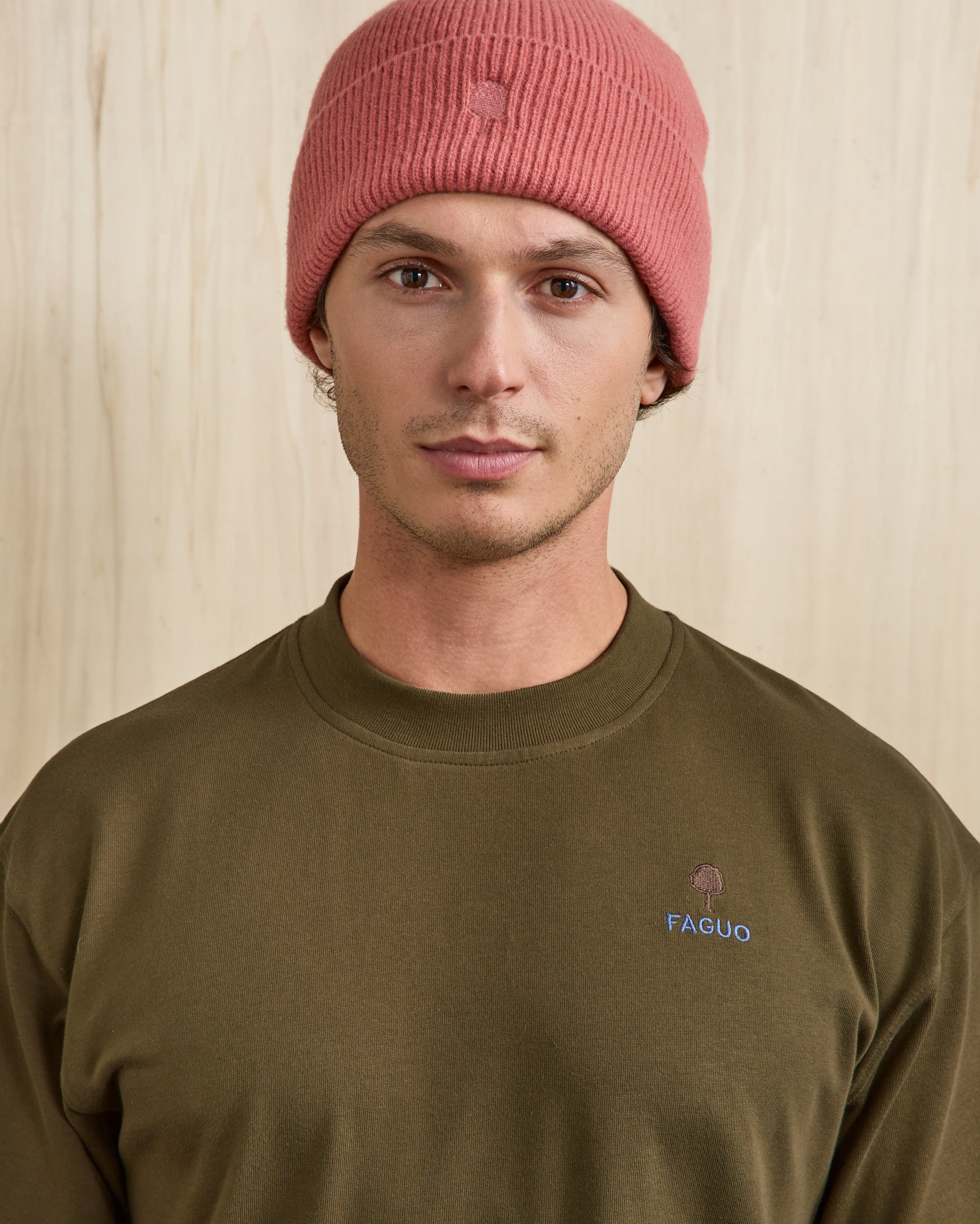 faguo-yellowstone-t-shirt-oversize-vert-olive-fonc-coton image 6