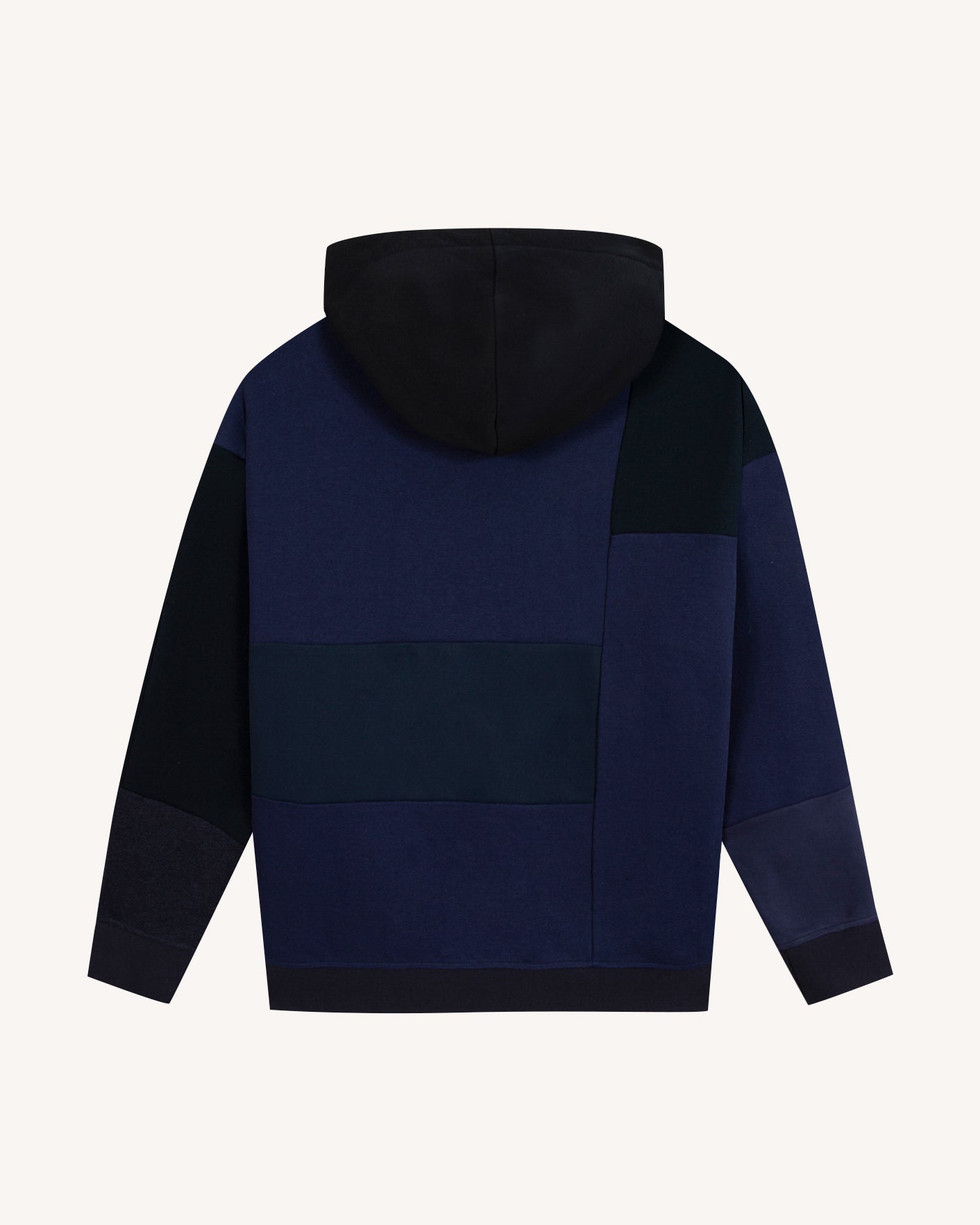 faguo-dirac-up-sweat-capuche-bleu-marine-en-molleton-upcycl image 6