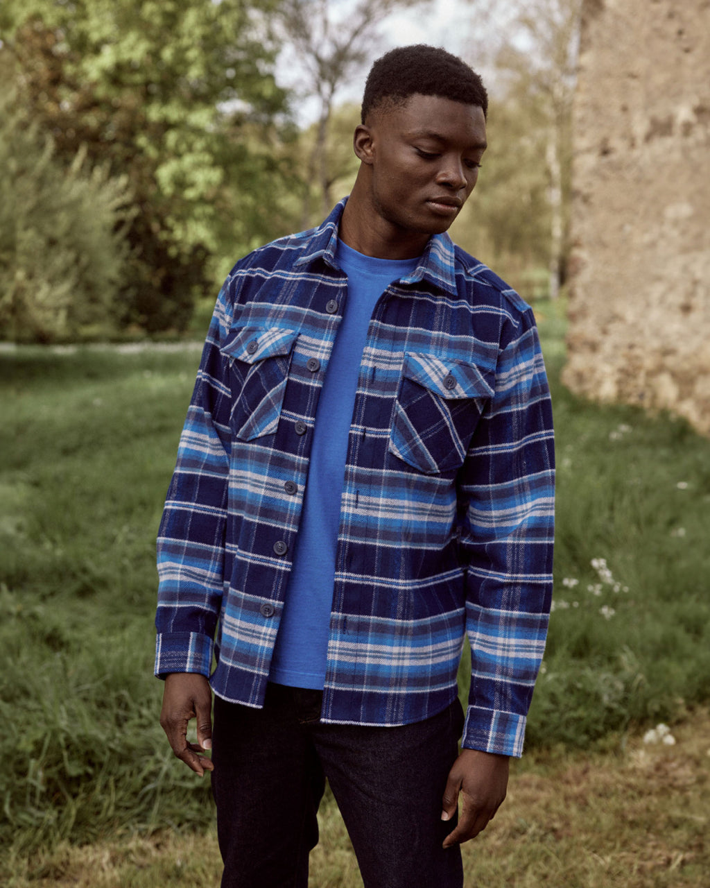 faguo-surchemise-flavigny-bleu-fonc-coton image 3