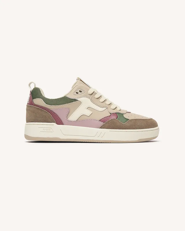 faguo-dahlia-baskets-cuir-cru-et-lilas-femme image 1