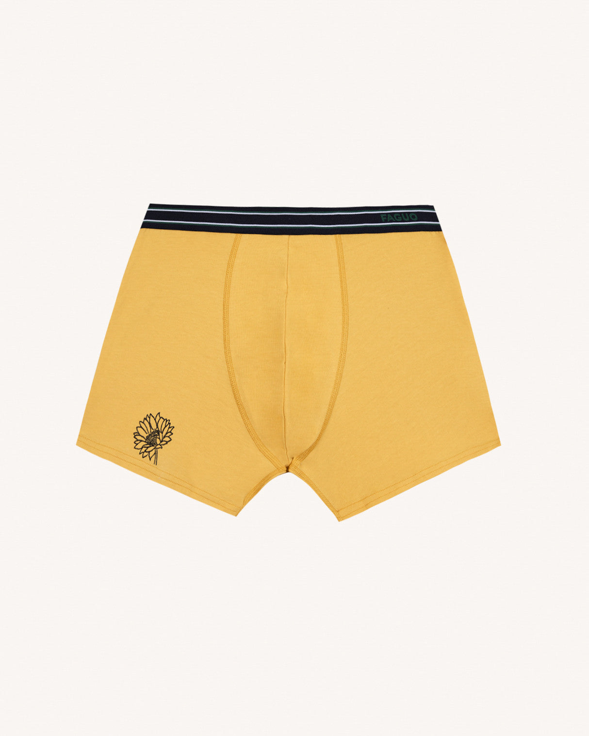 faguo-lot-3-boxers-kaki-terre-jaune-jersey image 2