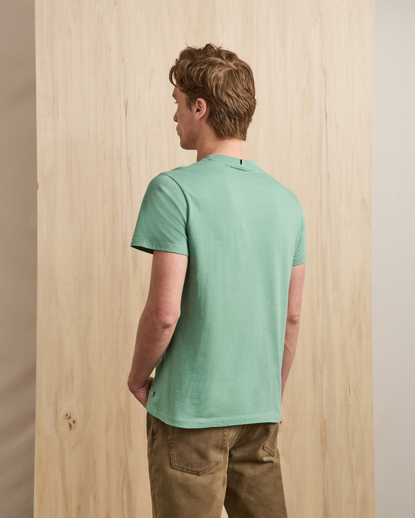 faguo-arcy-t-shirt-brod-vert-menthe-coton image 3