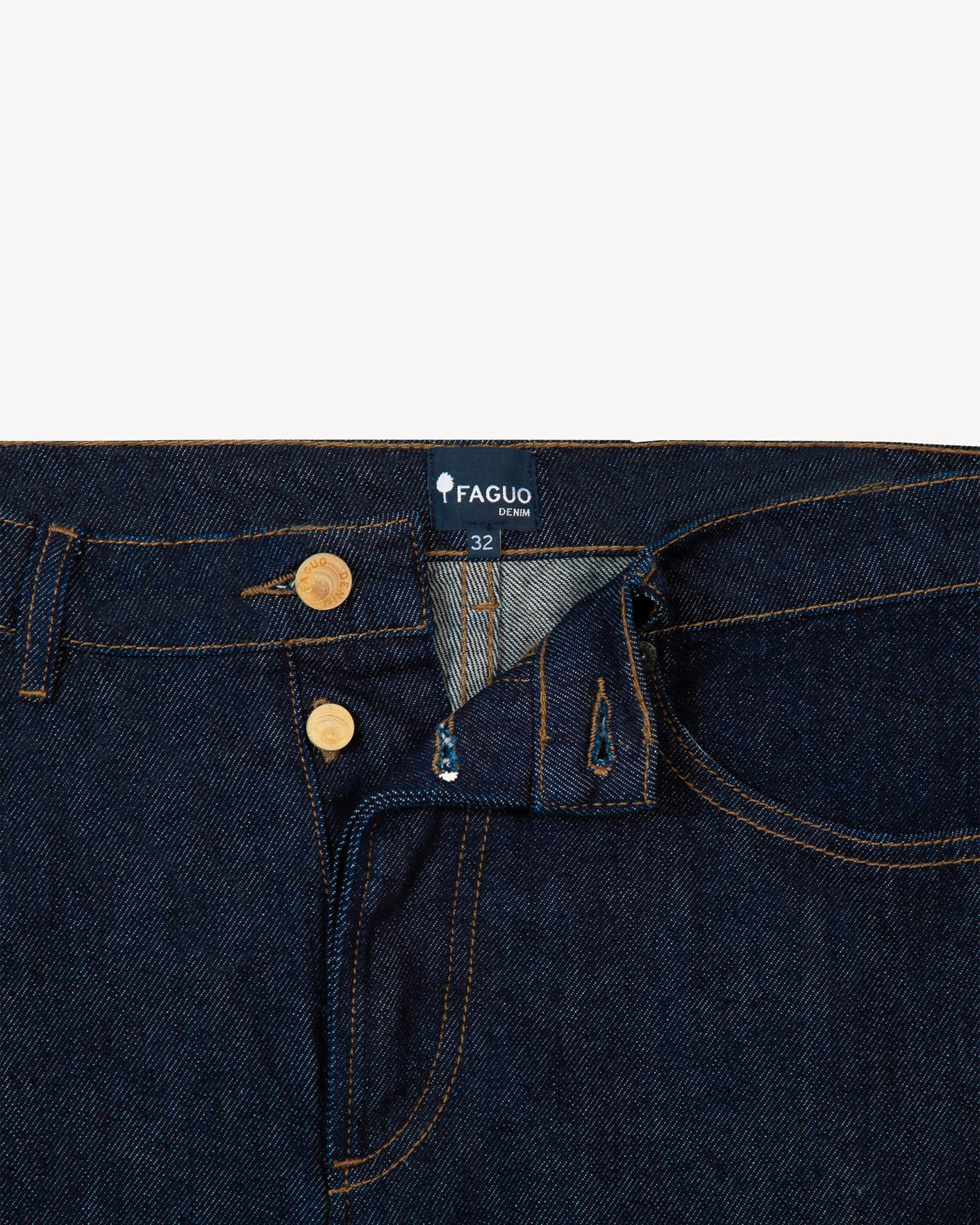 faguo-jean-straight-bleu-coton-recycl image 5