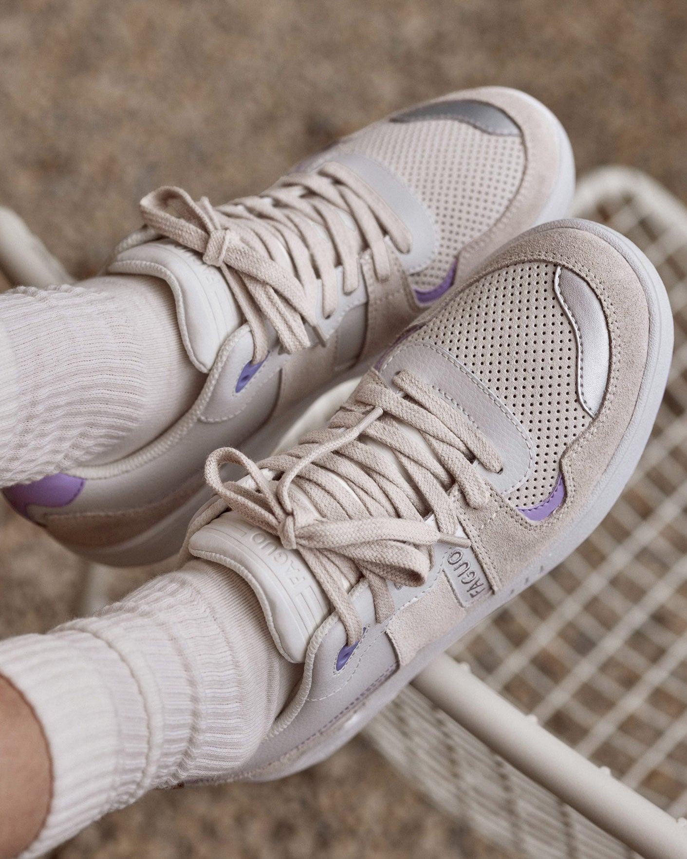 faguo-ceiba-baskets-blanches-violet-clair-cuir image 3