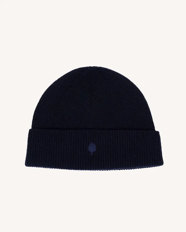 faguo-beanie-bonnet-en-laine-bleu-marine image 1