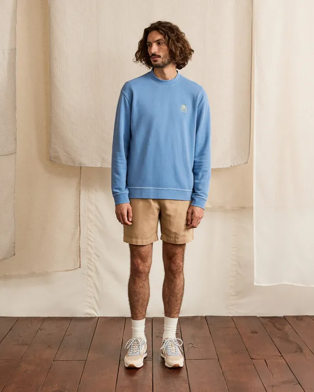 faguo-fango-sweat-col-rond-oversize-bleu-ciel image 1