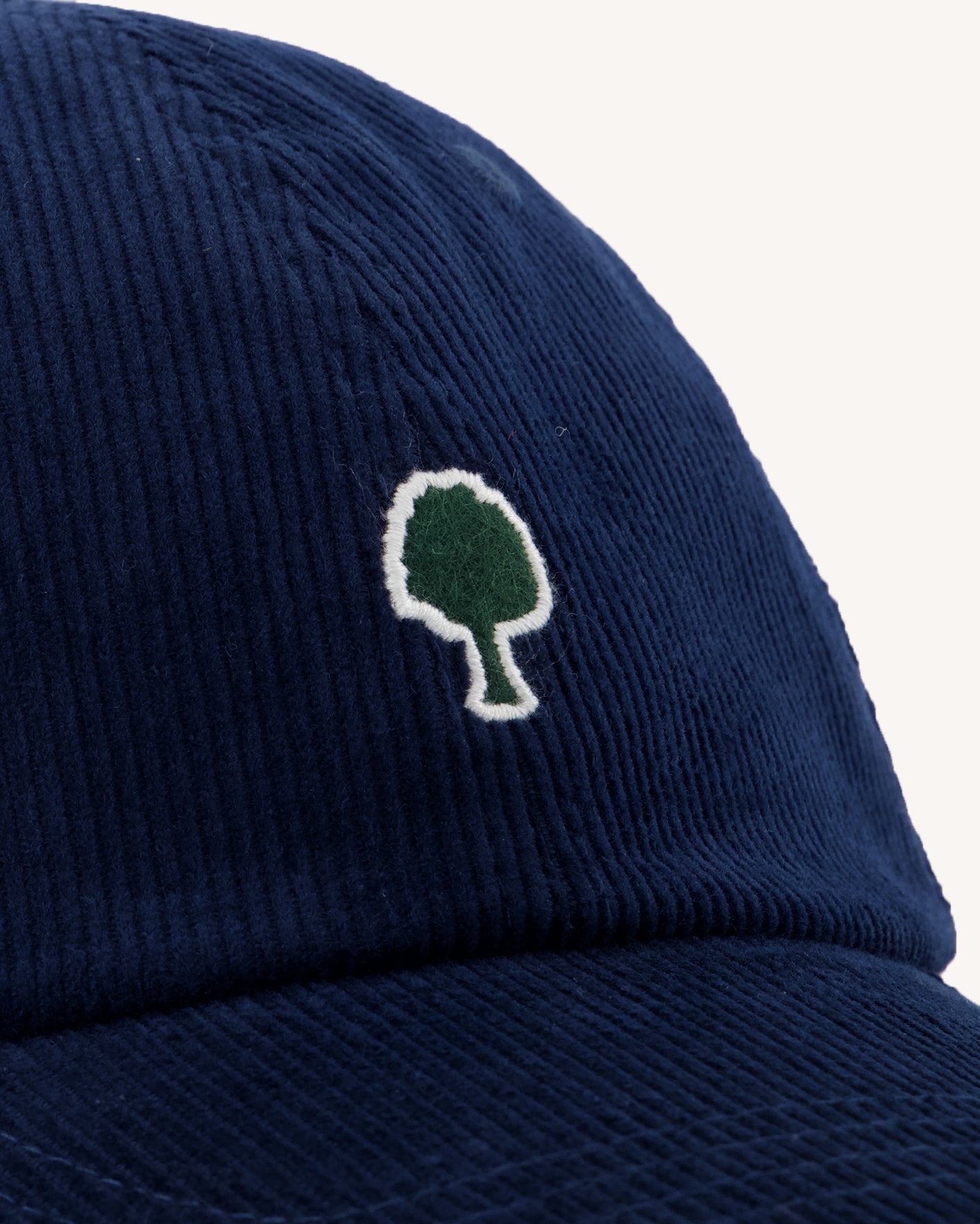 faguo-cap-casquette-velours-bleu-fonc-coton-recycl image 2