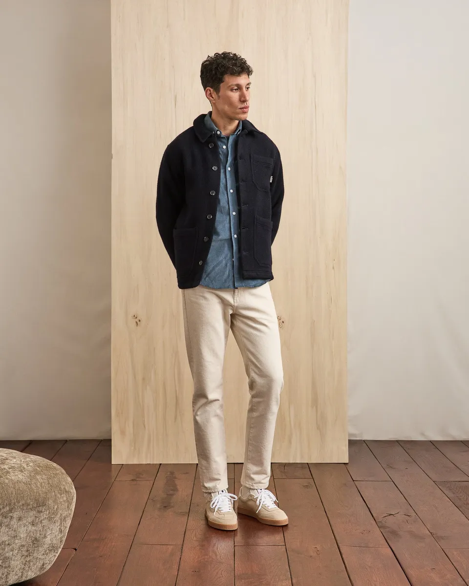 faguo-lorge-veste-en-laine-bleu-marine image 1