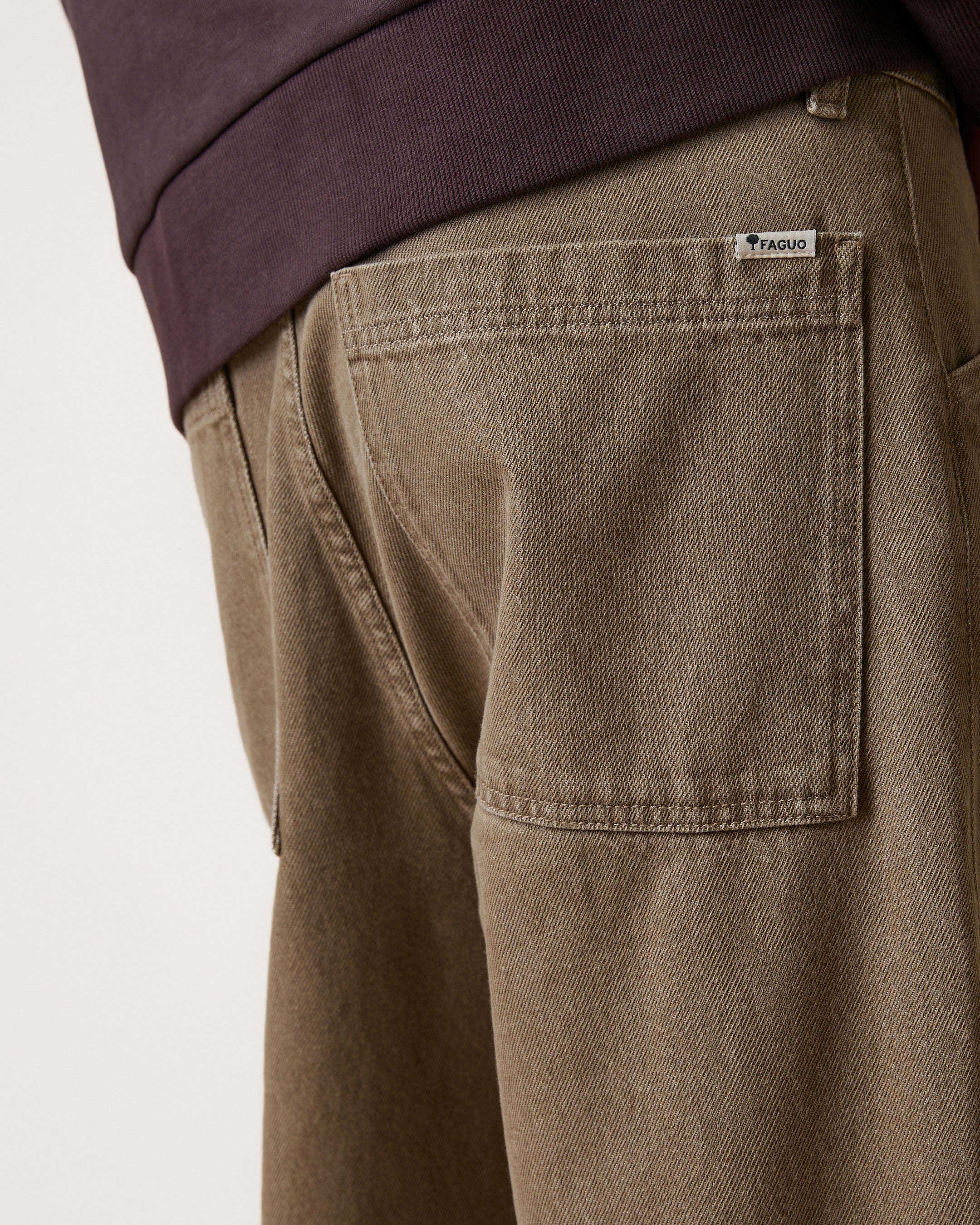 faguo-denim-loose-jean-loose-sable-homme-coton-recycl image 7