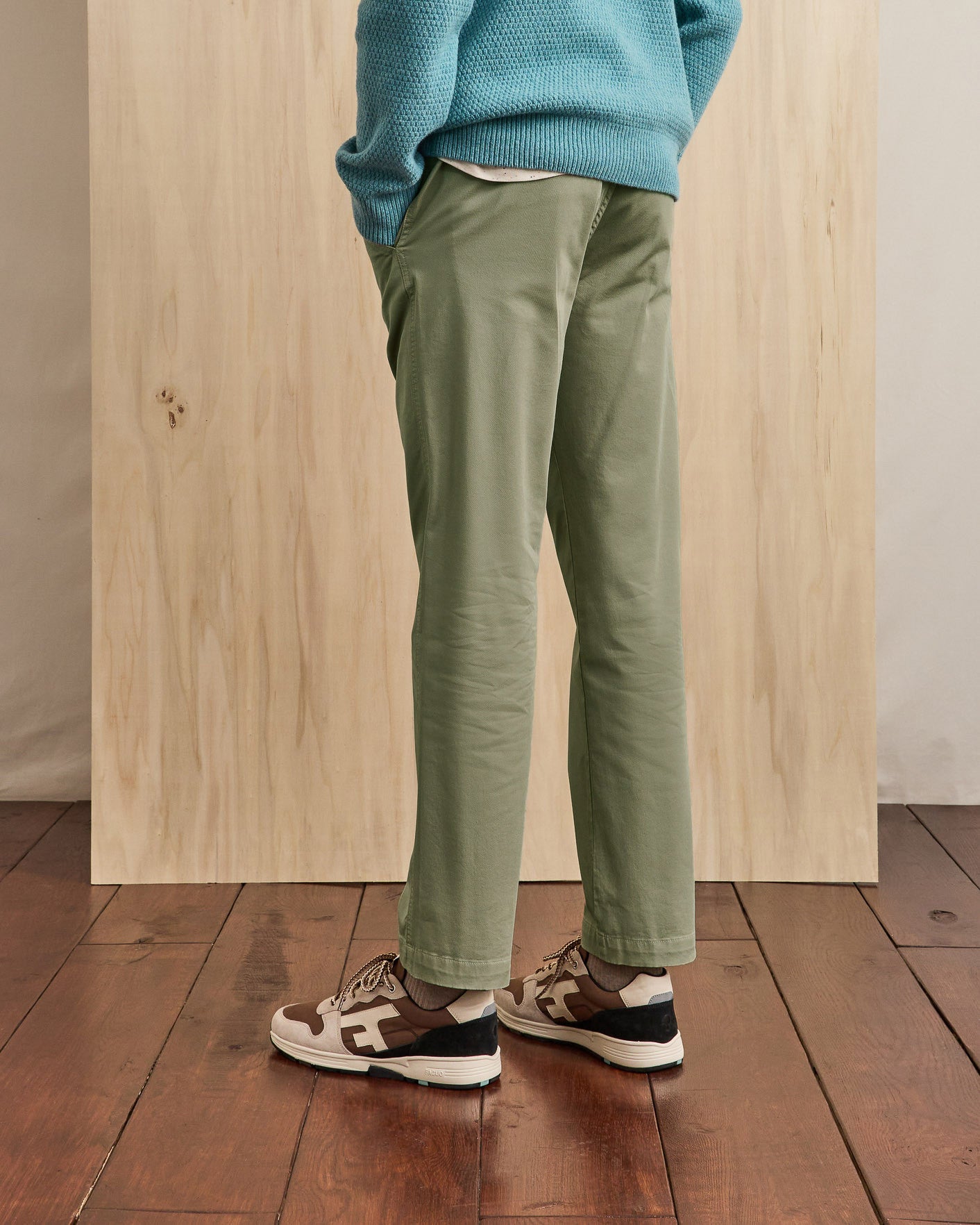 faguo-brix-regular-chino-homme-kaki-clair image 3