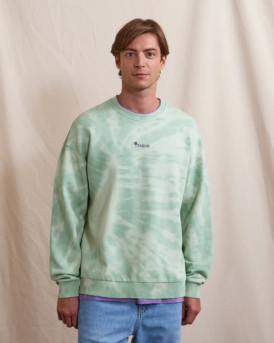 faguo-fango-sweat-tie-and-dye-vert-menthe image 1