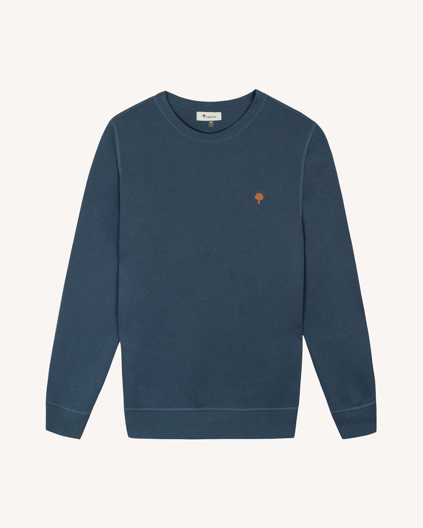 faguo-donzy-sweat-col-rond-bleu-homme image 2