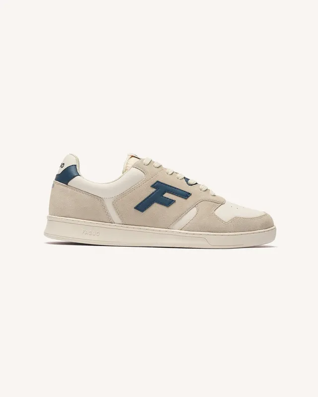 faguo-palmer-baskets-en-cuir-beige-et-bleu image 1
