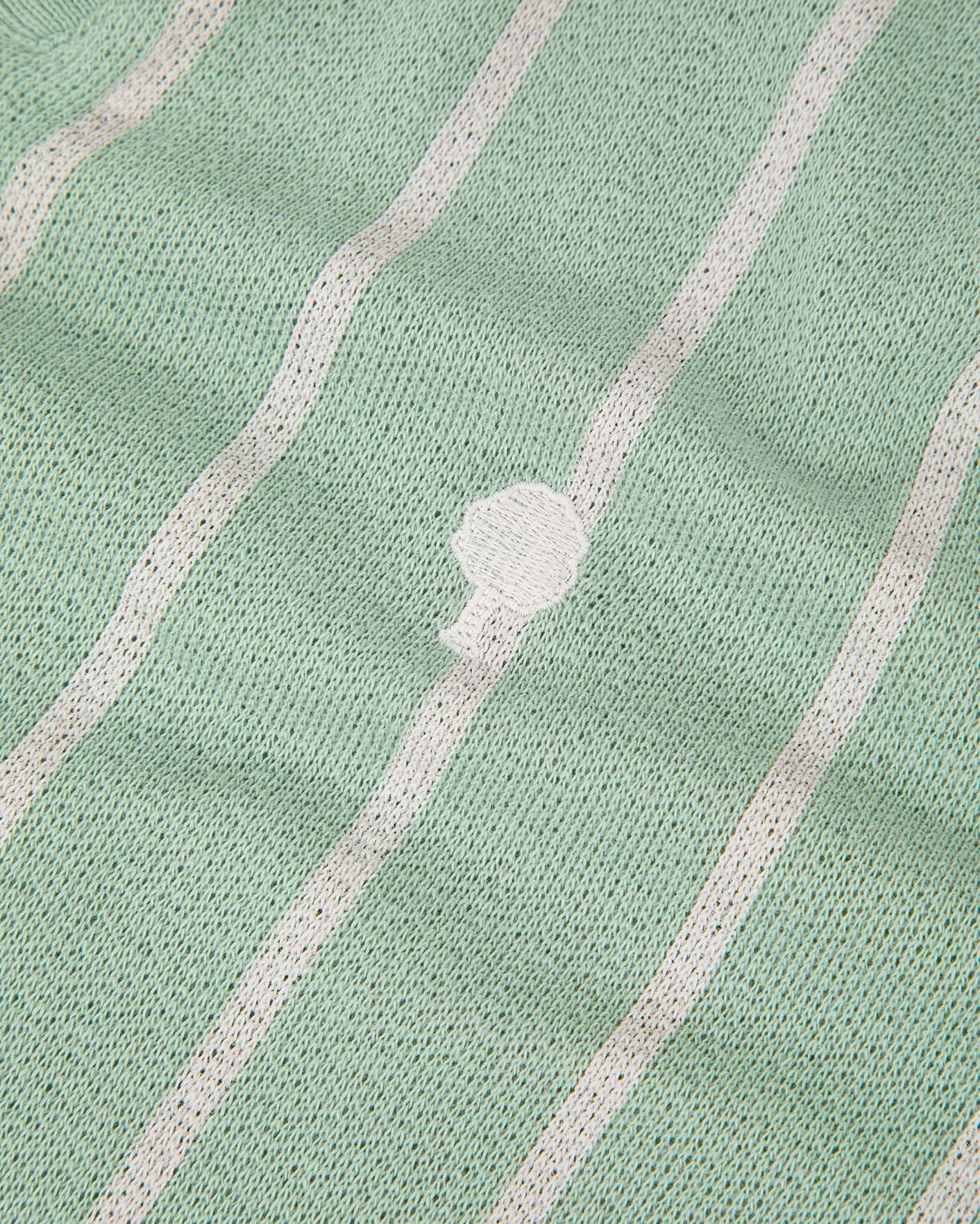 faguo-blache-polo-vert-clair-et-cru-coton image 4