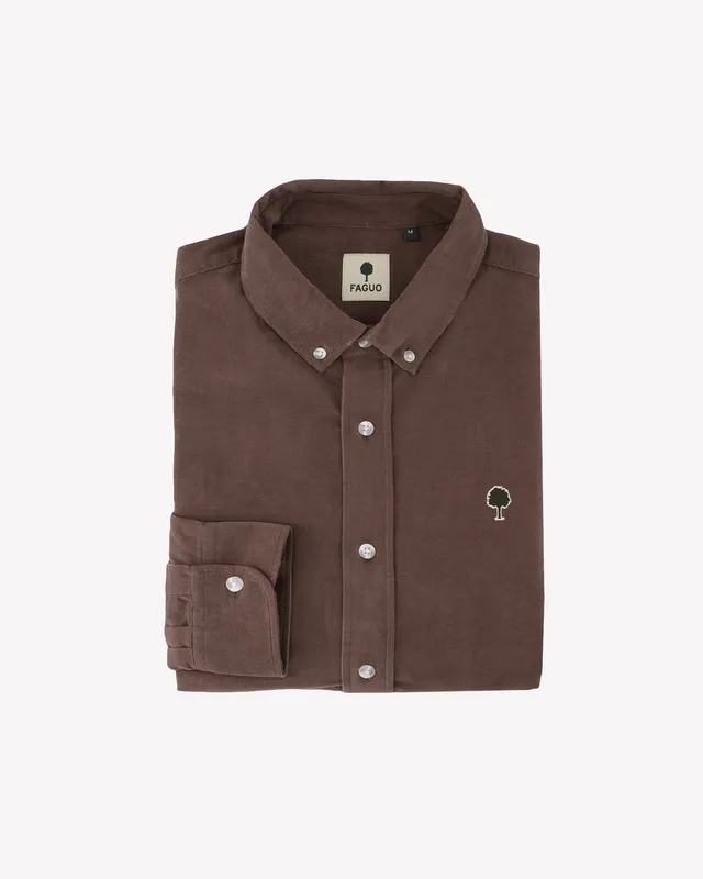 faguo-ivoy-chemise-velours-violet-gris-homme image 1