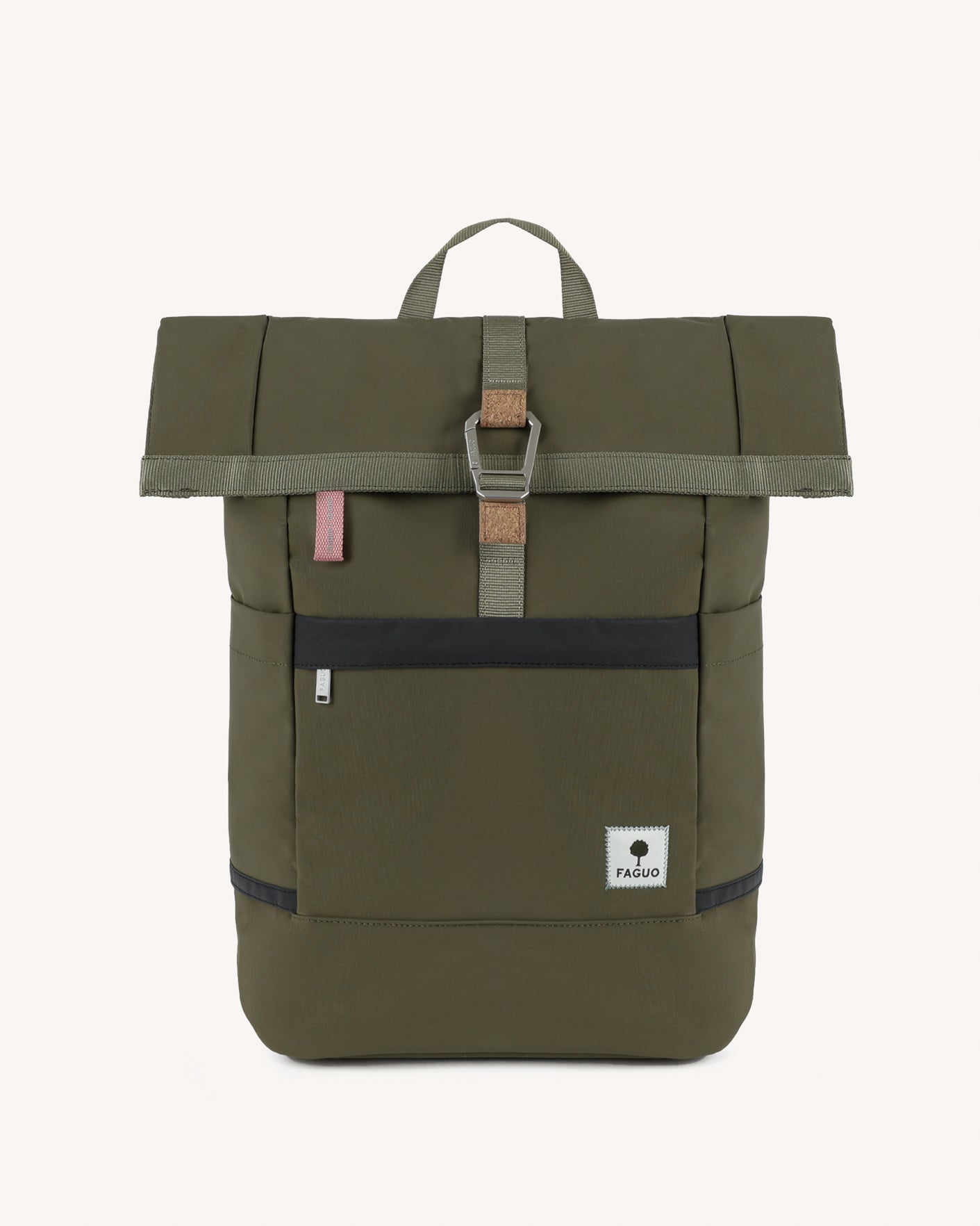 faguo-cycling-medium-sac-dos-v-lo-vert-olive-fonc image 1