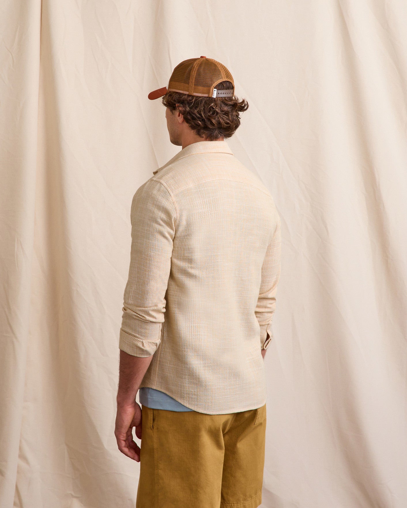 faguo-iraty-chemise-homme-cr-me-et-jaune-ray-e image 6