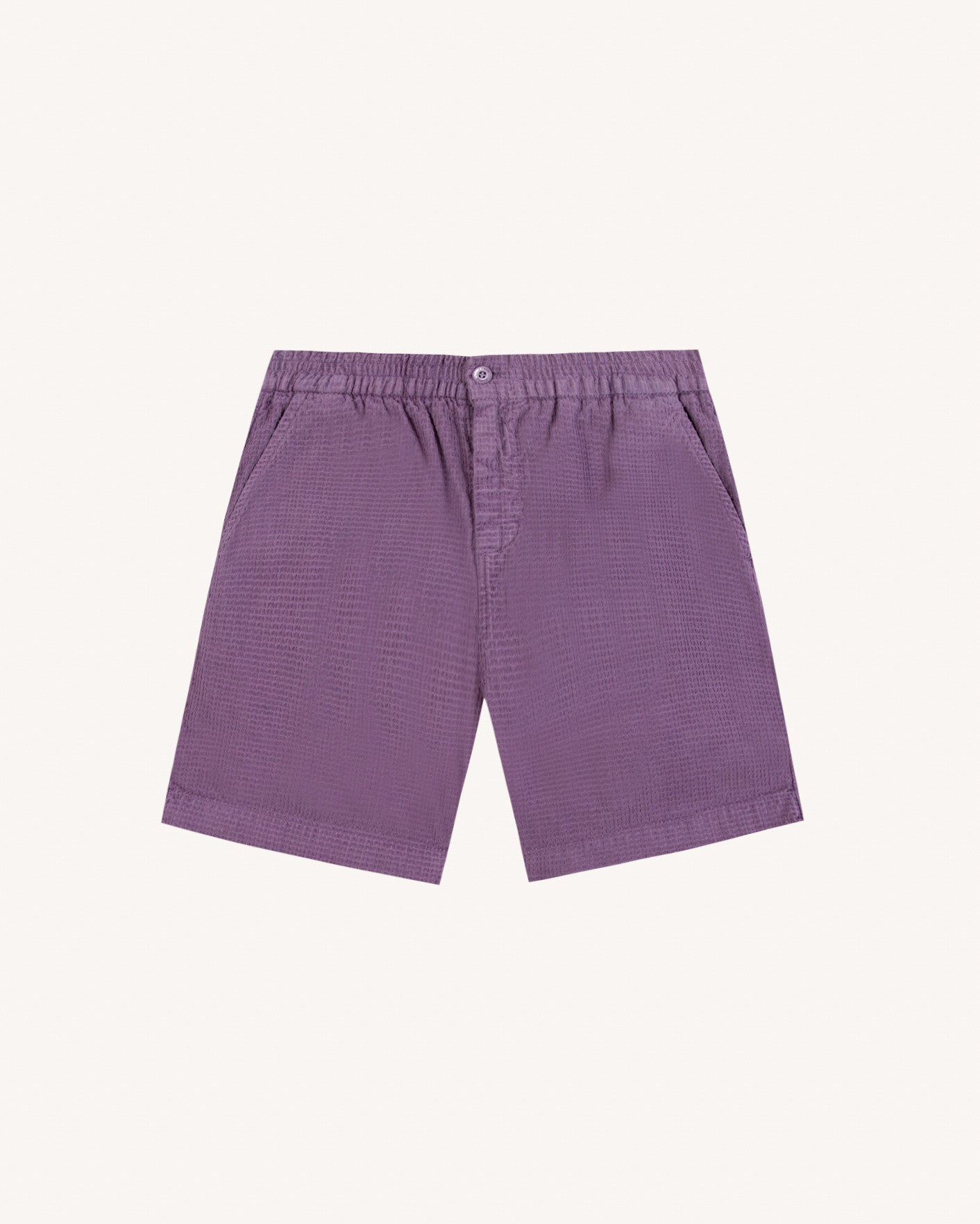 faguo-chevre-short-violet-coton-velours-coupe-ample image 2
