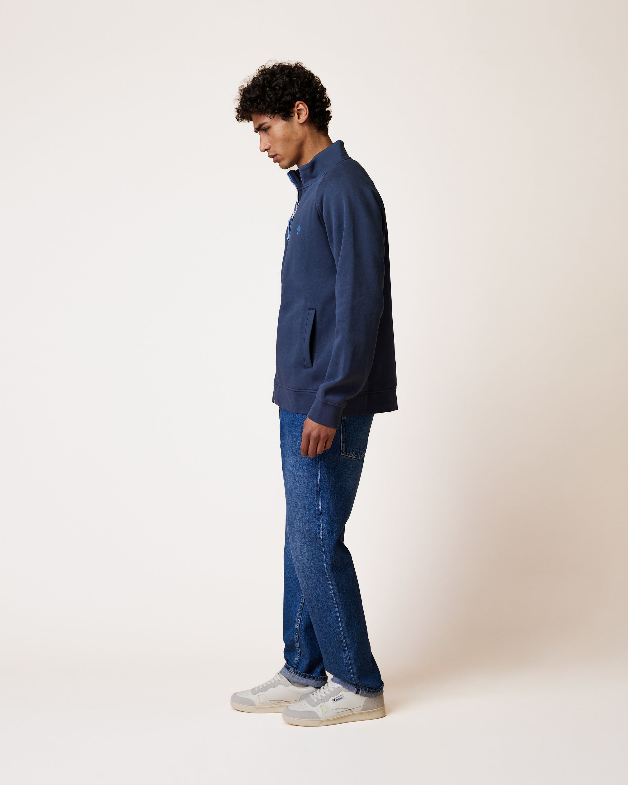 faguo-horte-veste-zipp-e-sweat-marine-gris-molleton image 6
