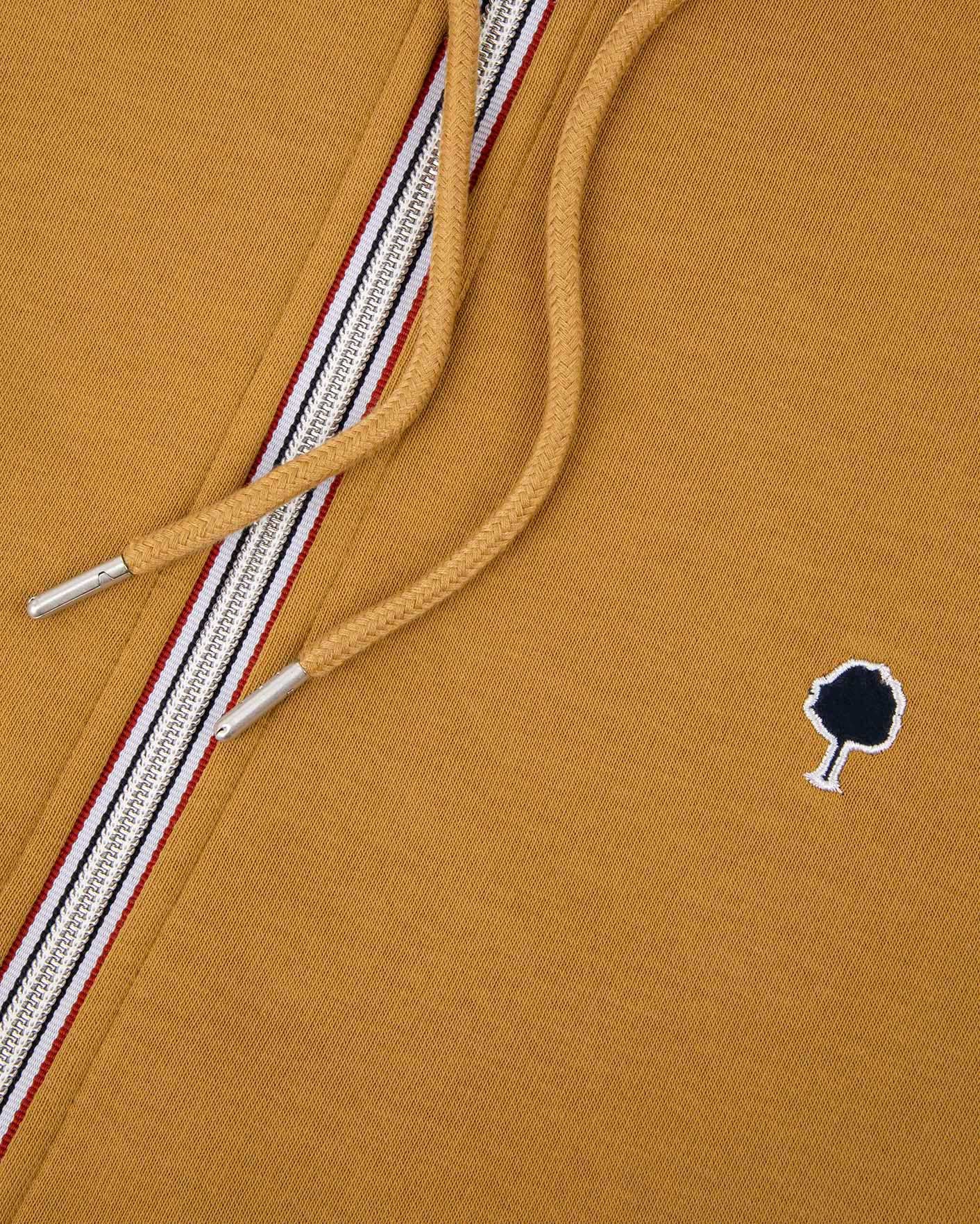 faguo-mesnil-sweat-zipp-capuche-moutarde image 4