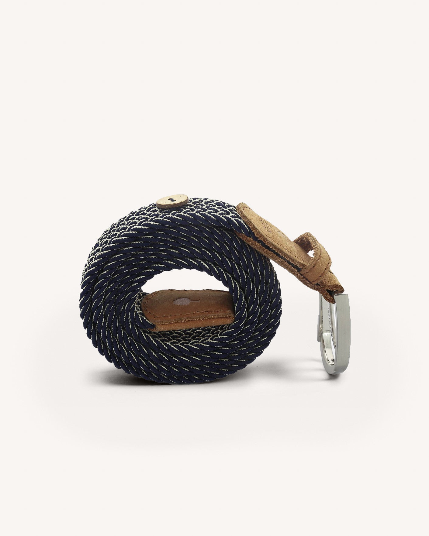 faguo-belt-ceinture-tress-e-lastique-cru-et-bleu-marine image 3