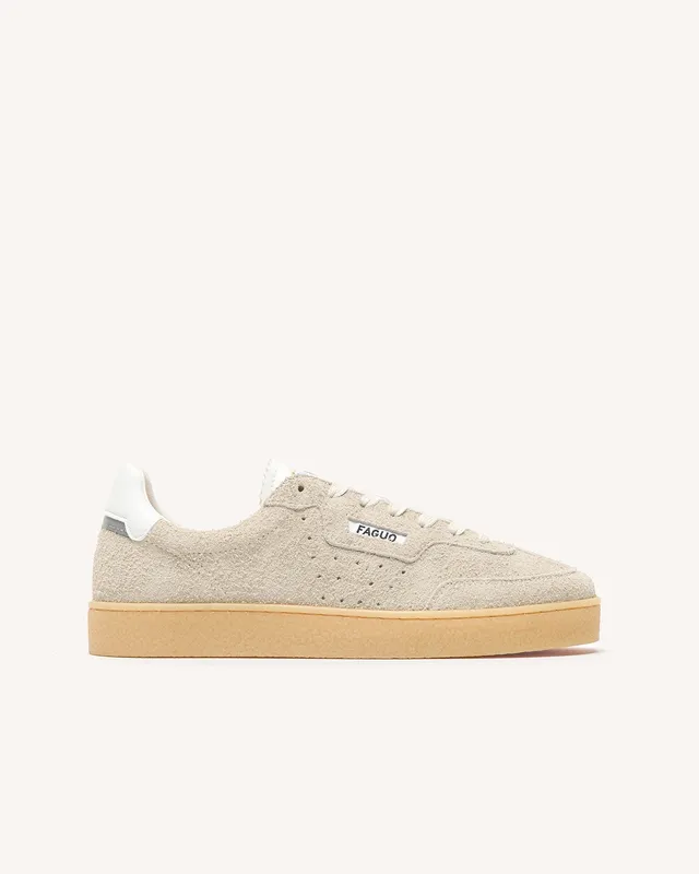 faguo-baskets-femme-lumbo-gris-beige-cuir-su-de-hairy-fm-f26cf0203-gry01 image 1