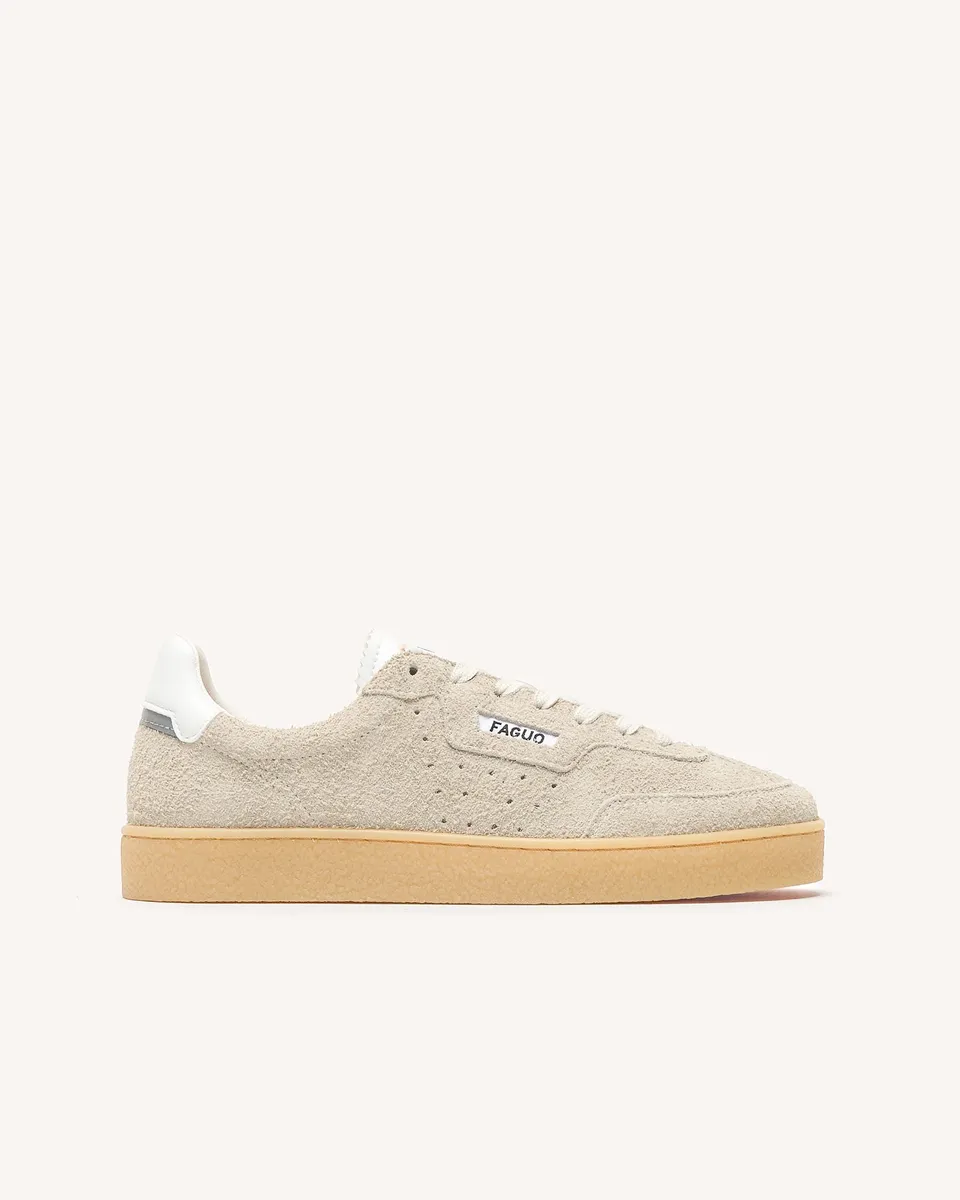 faguo-baskets-femme-lumbo-gris-beige-cuir-su-de-hairy-fm-f26cf0203-gry01 image 1